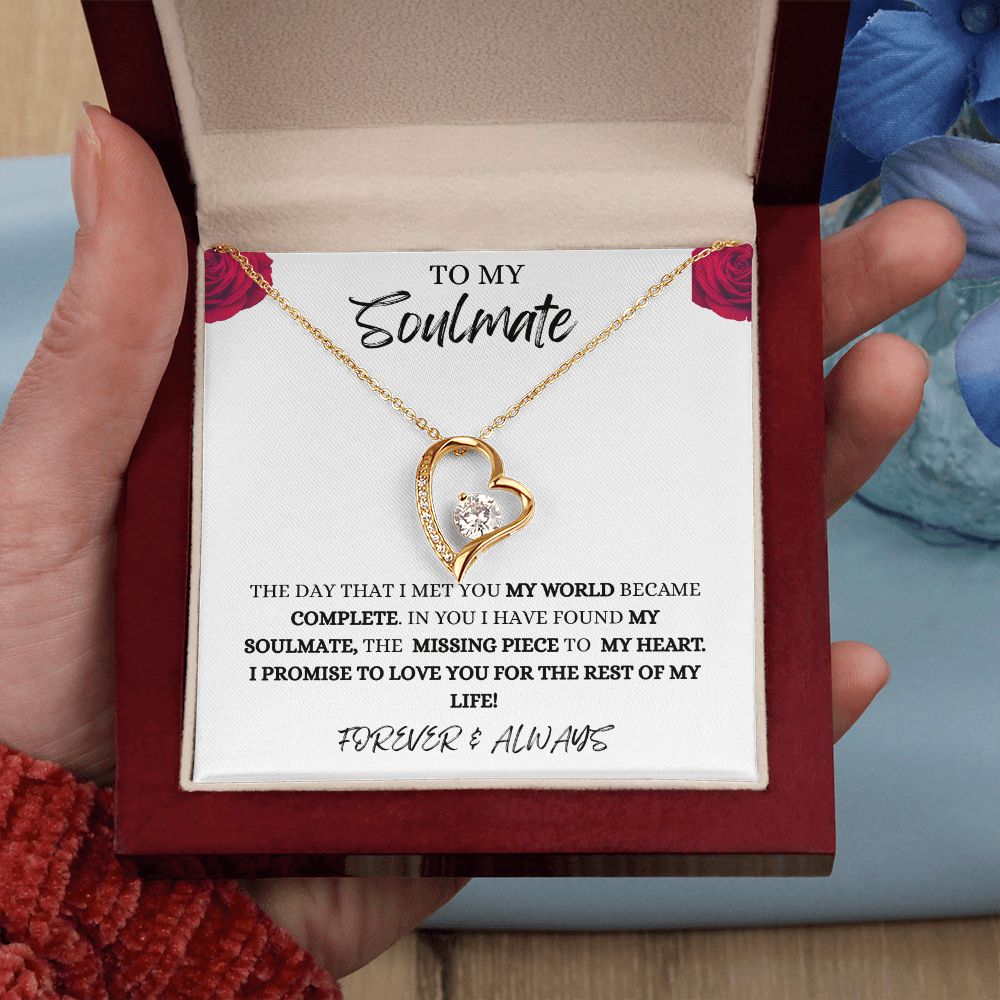 To My Soulmate | Forever Love Necklace.